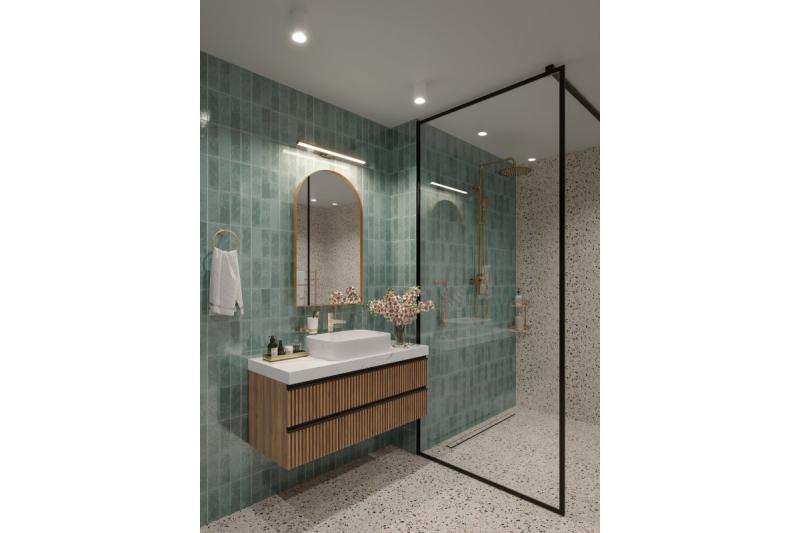 Dekor Led-armatur Catania 400mm 8W AC220-240V 50/60Hz 4000K IP44 RA >80 640lm Krom 1208962883