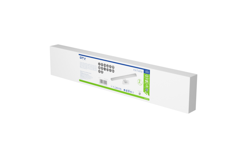 Dekor Led-armatur Catania 600mm 12W AC220-240V 50/60Hz 4000K IP44 RA >80 960lm Krom. 1208962886