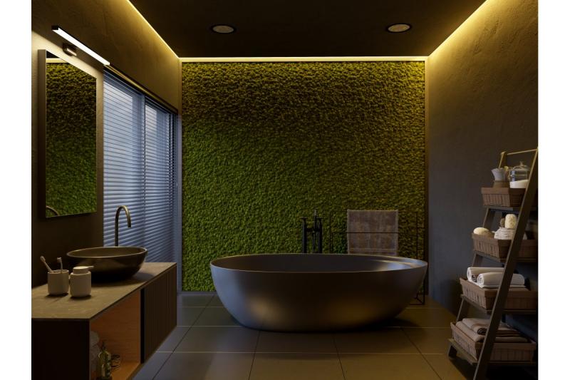 Decor Led armatur Catania 600mm 12W AC220-240V 50/60Hz 4000K IP44 RA >80 960lm Svart 1208962887