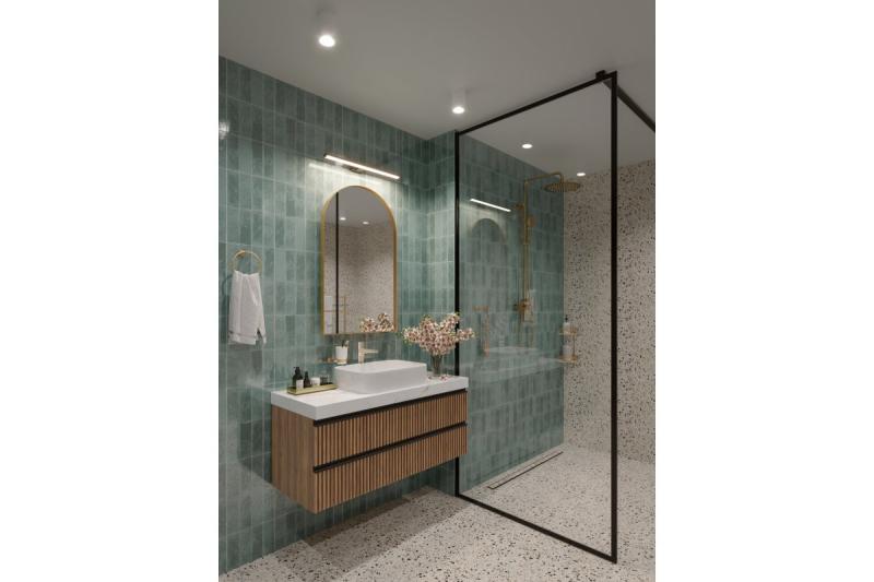 Decor Led armatur Catania 600mm 12W AC220-240V 50/60Hz 4000K IP44 RA >80 960lm Svart 1208962887