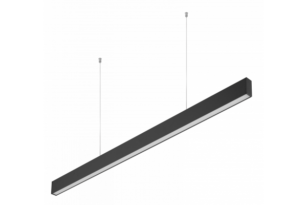 Decor LED hängande armatur LIVIA 40W 3600lm AC220-240V 50-60Hz 100° RA>80 IP20 AL/PC 4000K 120cm svart. 1208962913