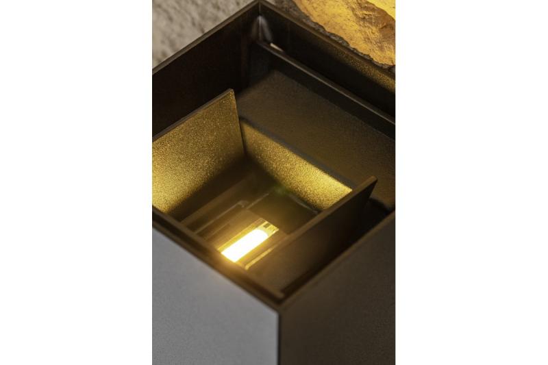 Dekor MISSOURI-K LED-lampa 7W 540lm AC220-240V 50/60 Hz PF>0.5 Ra≥80 IP54 IK08 4000K fyrkantig svart. 1208962994