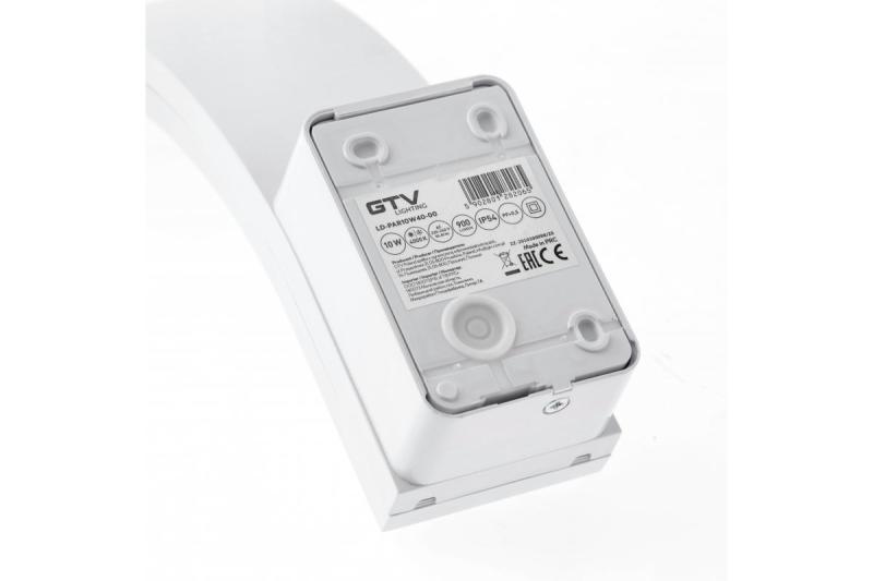 Dekor LED-armatur PARIS med rörelsesensor 10W 900lm IP54 AC220-240V 50/60Hz 140° 9m 4000K vit. 1208963095