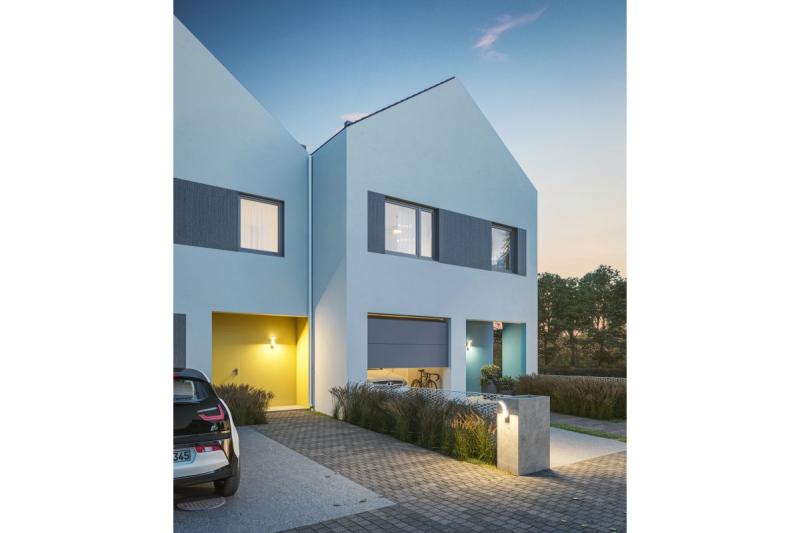 Dekorarmatur PARIS LED med rörelsesensor 10W 900lm IP54 AC220-240V 50/60Hz 140° 9m 4000K svart. 1208963096