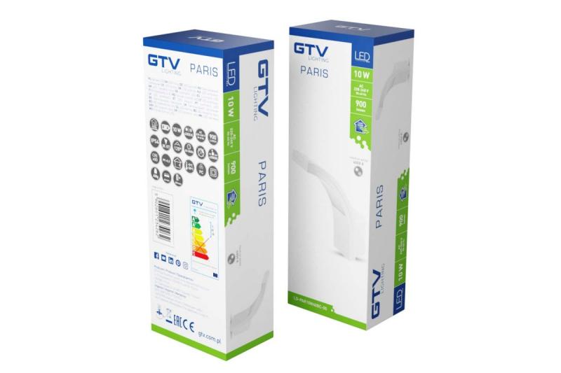 Dekor PARIS LED-lampa 10W 900lm IP54 AC220-240V 50/60Hz 140° 4000K vit. 1208963097