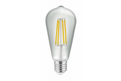 LED-lampa, FILAMENT, ST64, 3000K, E27, 6W, 600Im, AC220-240V/ 50-60Hz, RA>80, 360° 1208963175