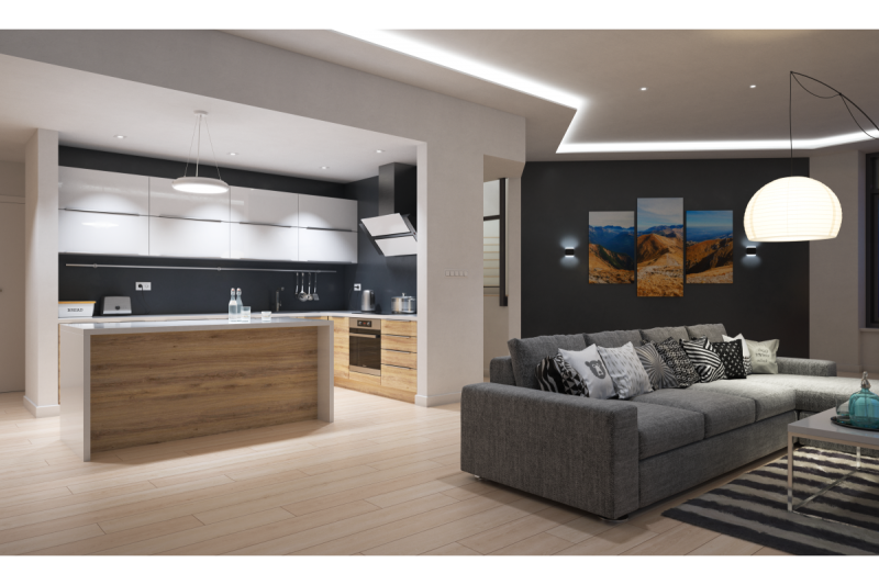 Dekorationsfasadarmatur dubbelriktad LED VALLA 8W 640lm AC220-240V 50/60Hz IP54 4000K 1208963228