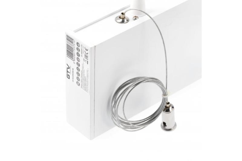 Dekorativ LED-hängarmatur VILANA 42W (30W+12W) 4000K RA>80 220-240VAC 48/120° UGR<19 120cm vit. 1208963236