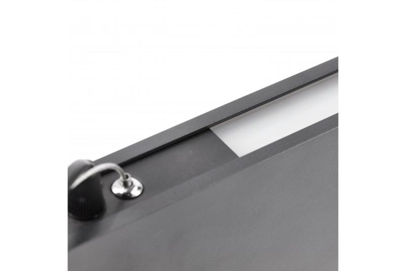 Dekorativ LED-upphängd armatur VILANA 42W (30W+12W) 4000K RA>80 220-240VAC 48/120° UGR<19 120cm svart. 1208963237