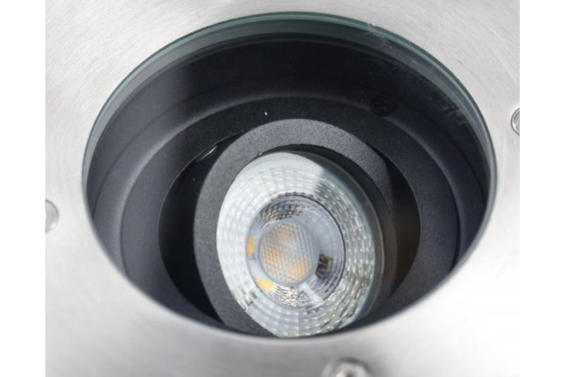 Dekor Översvämmad armatur BETA-K med vinkeljustering max. 50 W GU10 IP67 AC220-240V 50/60Hz rostfritt stål. 1208963697