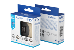 Dekor PARMA takspottsarmatur IP20 rund inox TYP 2114 1208963764