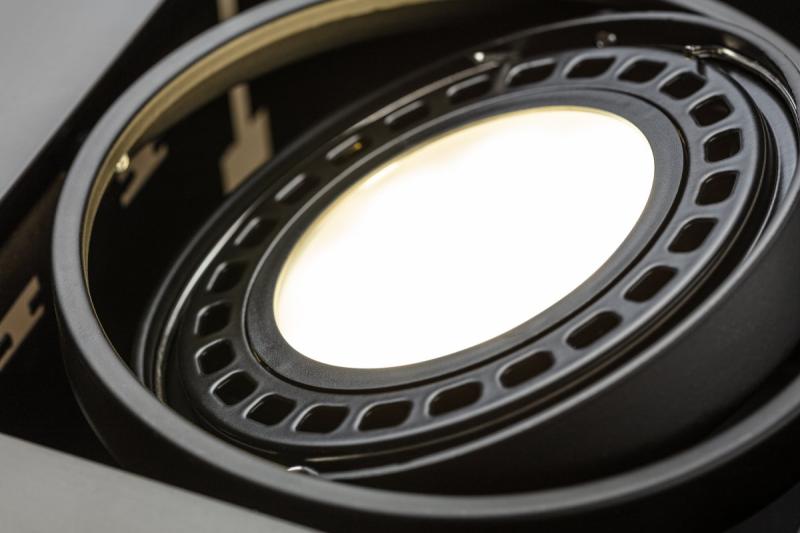 Dekor PIREO takarmatur inbyggd ENKEL svart/svart 1208963774