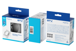 Dekor PORTO takspot armatur IP20 fyrkantig krom TYP DS10 1208963791
