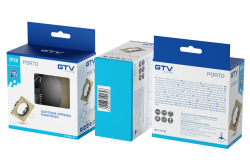 Dekor PORTO takspotarmatur IP20 fyrkantig patina TYP DS10 1208963794