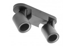 Taklampa dekoration BLINK AC220-240V 50/60 Hz GU10 max. 20W*2 IP20 dubbel svart 1208963842