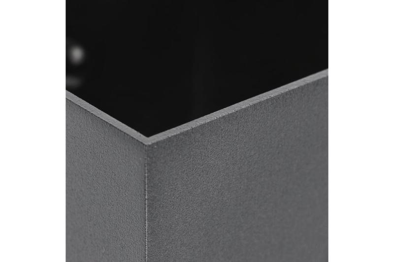 Dekorationsväggarmatur CAMPIONE aluminium G9 IP20 max. 40W IP20 fyrkantig svart. 1208963849