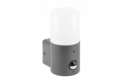 Dekor Trädgårdsarmatur CORTA-AU PIR E27 MAX.25W IP44 AC220-240V 50-60Hz vägglampa topp grafit. 1208963858
