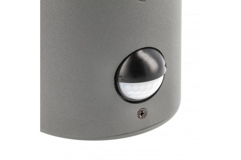 Dekor Trädgårdsarmatur CORTA-AU PIR E27 MAX.25W IP44 AC220-240V 50-60Hz vägglampa topp grafit. 1208963858