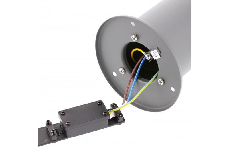 Dekor Trädgårdsarmatur CORTA-P 40 E27 MAX.25W IP44 AC220-240V 50-60Hz stolpe antracit. 1208963860