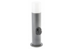 Dekor CORTA-P 40 trädgårdslampa E27 MAX.25W IP44 AC220-240V 50-60Hz uttag max. 3000W stolpe grafit. 1208963861