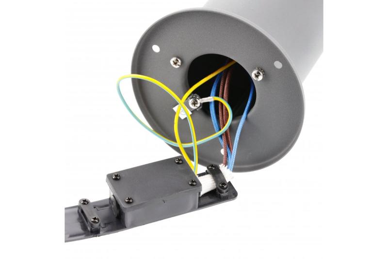 Dekor CORTA-P 40 trädgårdslampa E27 MAX.25W IP44 AC220-240V 50-60Hz uttag max. 3000W stolpe grafit. 1208963861
