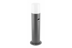 Dekor Trädgårdsarmatur CORTA-P PIR 40 E27 MAX.25W IP44 AC220-240V 50-60Hz stolpe grafit. 1208963862