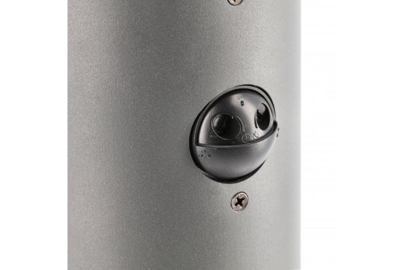 Dekor Trädgårdsarmatur CORTA-P PIR 40 E27 MAX.25W IP44 AC220-240V 50-60Hz stolpe grafit. 1208963862