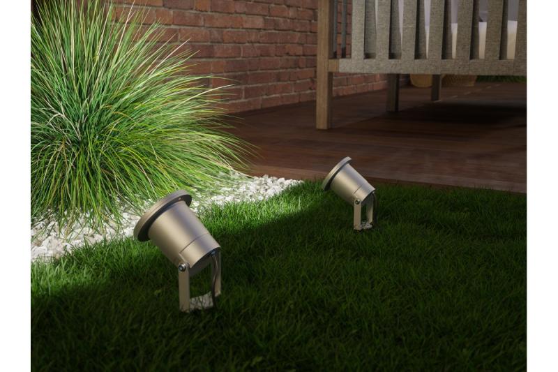 Dekor Trädgårdsarmatur DIEGO GU10 MAX. 35W IP65 AC220-240V 50/60Hz grå. 1208963866