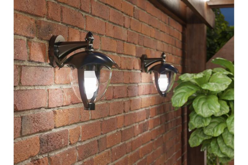 Dekor Trädgårdsbelysning GRANDE-AD E27 MAX.60W IP54 AC220-240V 50-60Hz platt botten svart. 1208963884