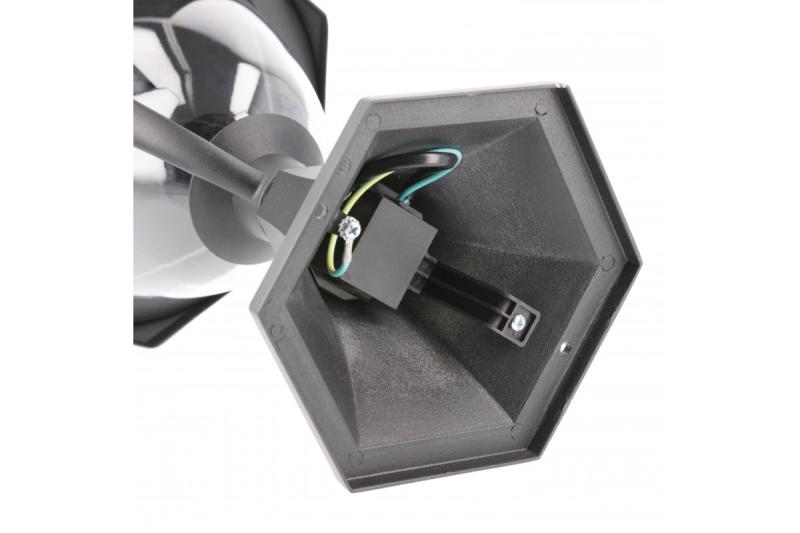 Dekor Trädgårdsbelysning GRANDE-P 31 E27 MAX.60W IP54 AC220-240V 50-60Hz stolpe svart. 1208963886