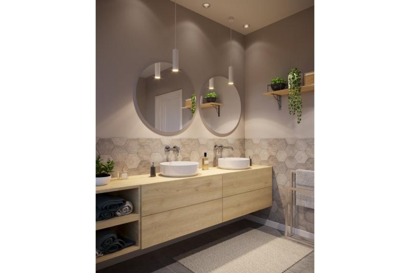 Dekor Upphängd armatur LAGOS GU10 aluminium IP20 max. 20W vit 1208963910