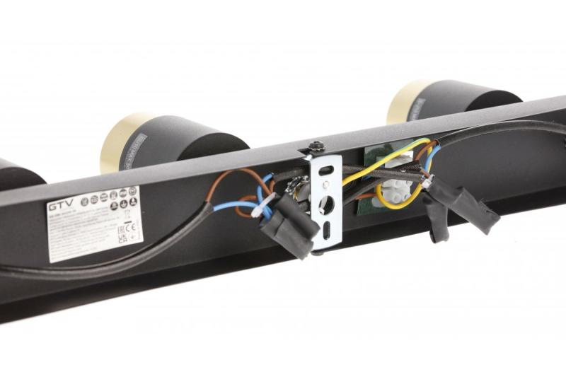 Dekor Takarmatur ORIO aluminium 43,0x5,5x14,0 IP20 3*GU10 max. 50W rund svart. 1208963967