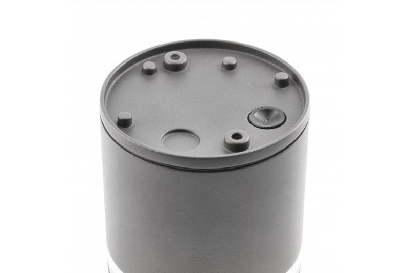 Dekor Takarmatur RIVEN aluminium 102x120 IP54 MAX.35W rund grafit. 1208963984