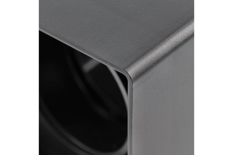 Dekor Taklampa armatur RESTO PC 80x80x125mm IP20 max 20W fyrkantig svart. 1208963987