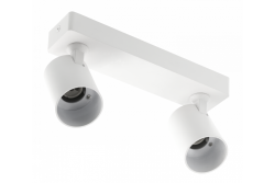 Takarmatur SANTO aluminium IP20 max. 20W*2 dubbel rund vit. 1208963998