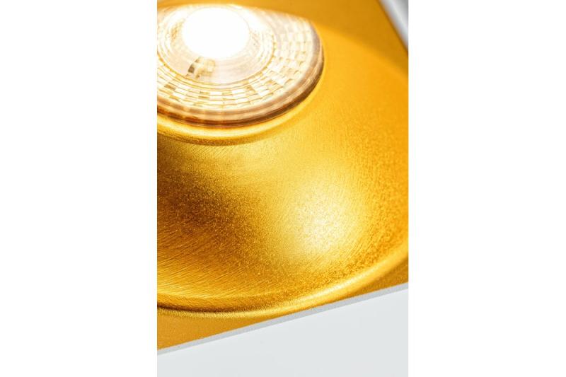 Dekor Takarmatur TENSA aluminium. 90x90x140 IP20 GU10 fyrkantig vit. 1208964021