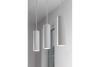 Suspended luminaire TRESOS II, 3xGU10, aluminum, IP20, max. 3x20W, white