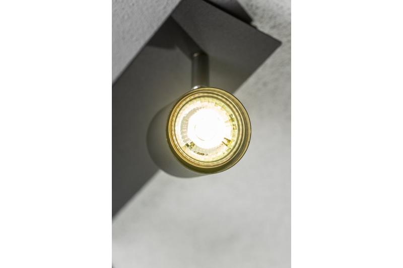 Dekor Takarmatur VENETO IP20 max. 20W 2 x GU10 rund svart. 1208964038