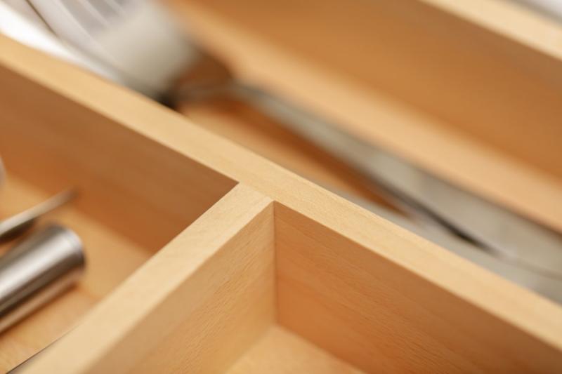 Decor Cutle Bestickslådor Justerbar Insats för 400-600mm Skåp Färg Bok 1208966289