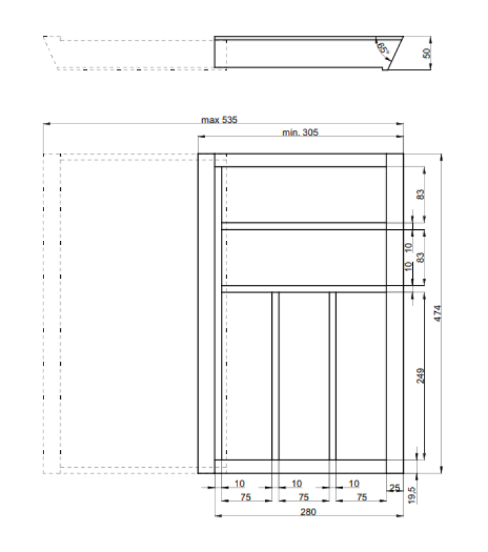 Decor Cutle Besticklådor Justerbar bestickhållare Färg Bok 1208966290