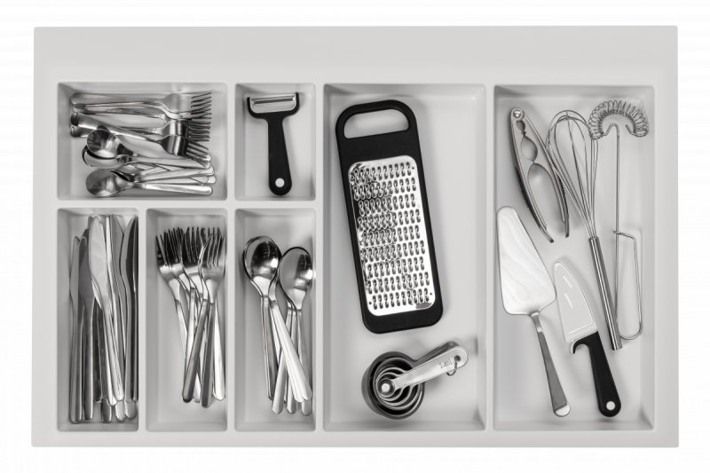 Dekorinsats för kökslåda 800 Axispace Vit 1208966379