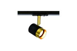 Dekor Armatur för 1-fas skena ORIO GU10 max.20W AC220-240V 50/60Hz IP20 rund svart. 1208966659