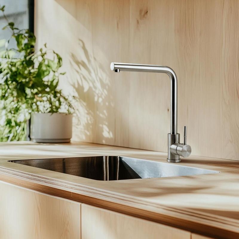 Kombinationsset Franke diskbänk - Pure.sink kökskran - kökssil
