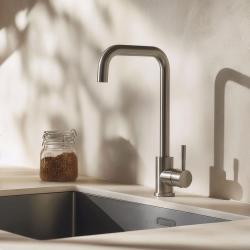 Pure.Sink Elite Steel Pure köksblandare rostfritt stål PS8010-02