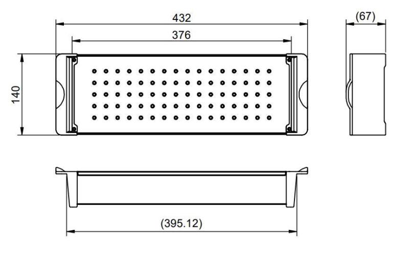 Pure.Sink Prestige insats för diskbänk rostfritt stål PPGCL40-02