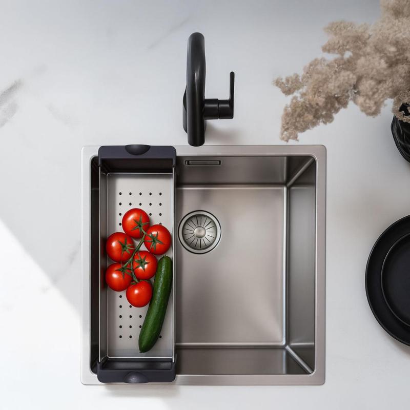 Pure.Sink Prestige insats för diskbänk rostfritt stål PPGCL40-02