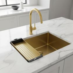 Pure.Sink Prestige insats för diskho Guld PPGCL40-60