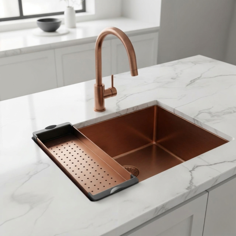 Pure.Sink Prestige insats diskho Koppar PPGCL40-62
