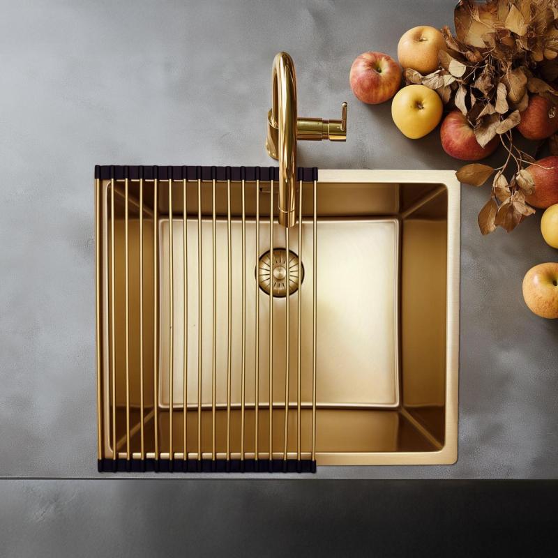 Pure.Sink Prestige rullmat diskho Guld PPGRM40-60