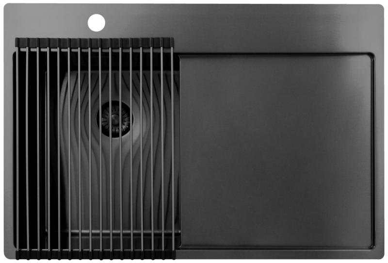 Pure.Sink Prestige rullmat diskho Gun Metal PPGRM40-61